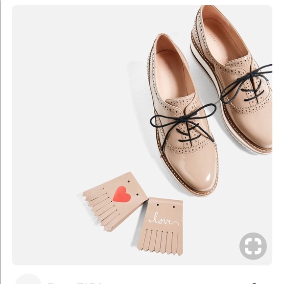 Zara Beige Bluchers - Picture 2 of 2